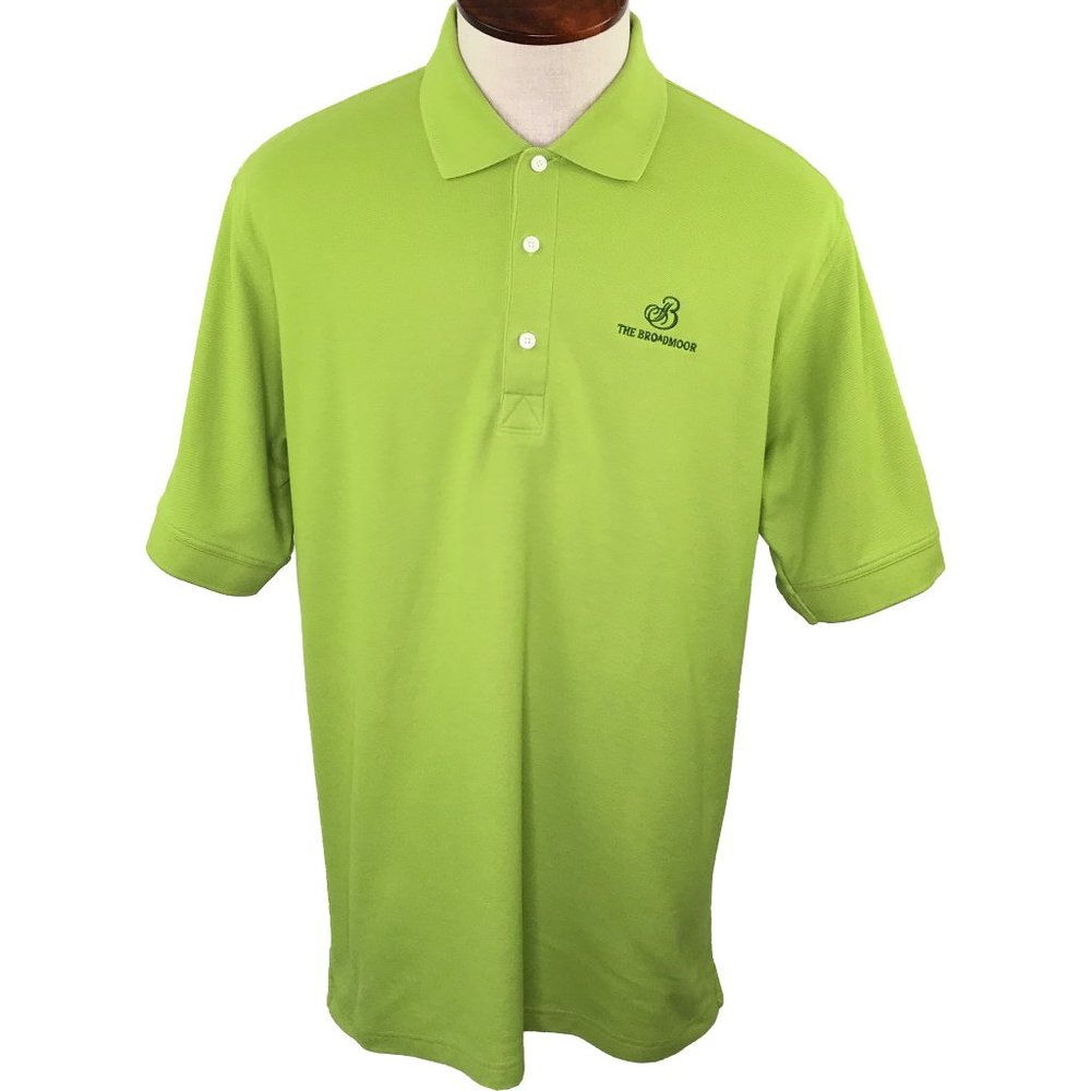 Greg Norman The Broadmoor Mens L Polo Golf Shirt